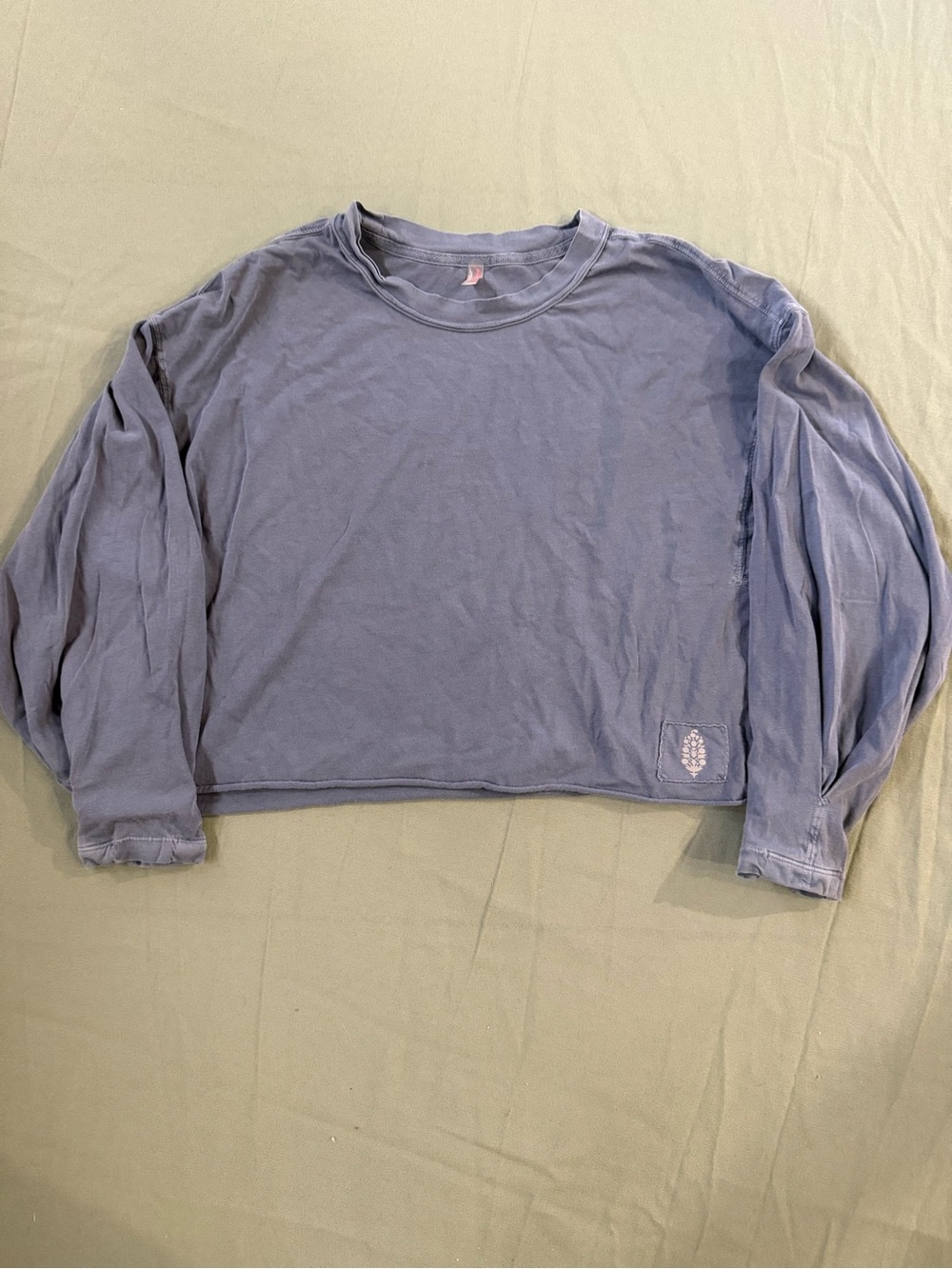 Women's Free People Cropped Baggy Long Sleeve Shirt